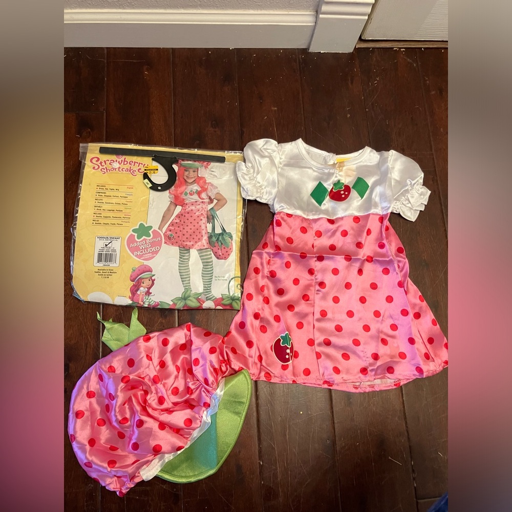 Strawberry Shortcake Toddler Halloween Costume